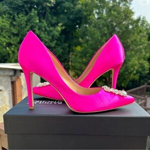 ✨HOST PICK✨ BADGLEY MISCHKA PINK HEELS (US 9.5)